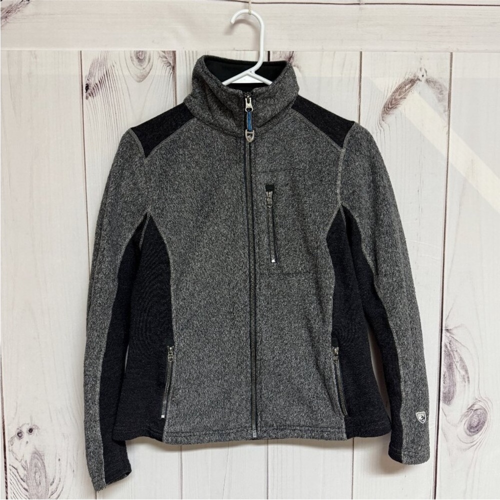 KÜHL Alpenlux Full-Zip Jacket Women’s Medium Heather Gray EUC